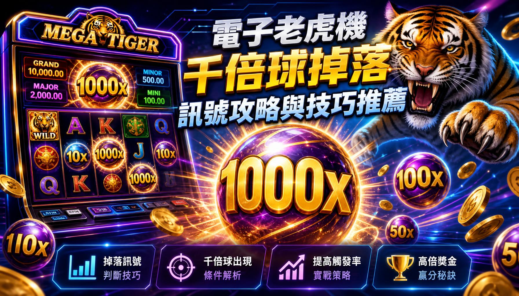 電子老虎機千倍球掉落訊號攻略與技巧推薦