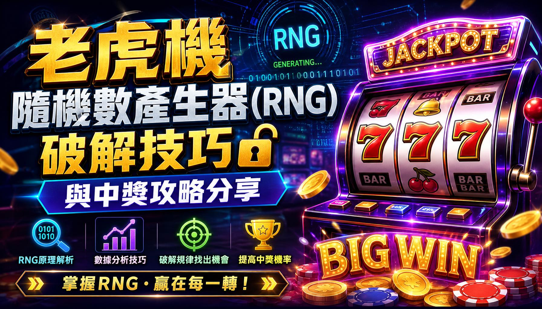 老虎機隨機數產生器（RNG）破解技巧與中獎攻略分享