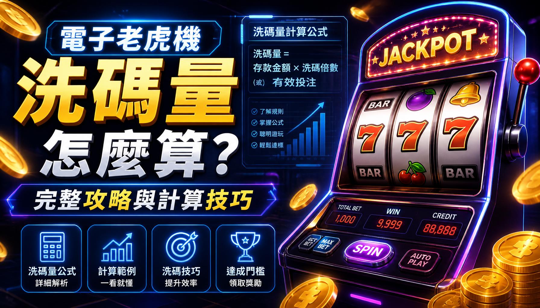電子老虎機洗碼量怎麼算完整攻略與計算技巧