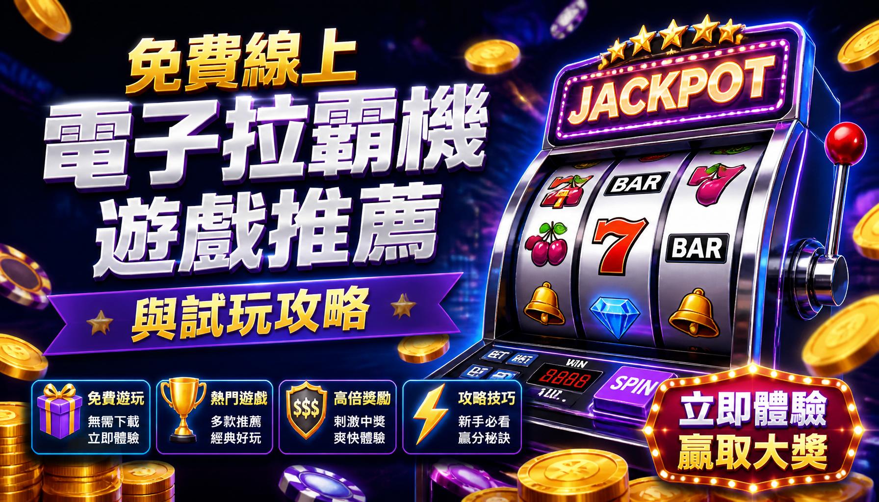 免費線上電子拉霸機遊戲推薦與試玩攻略