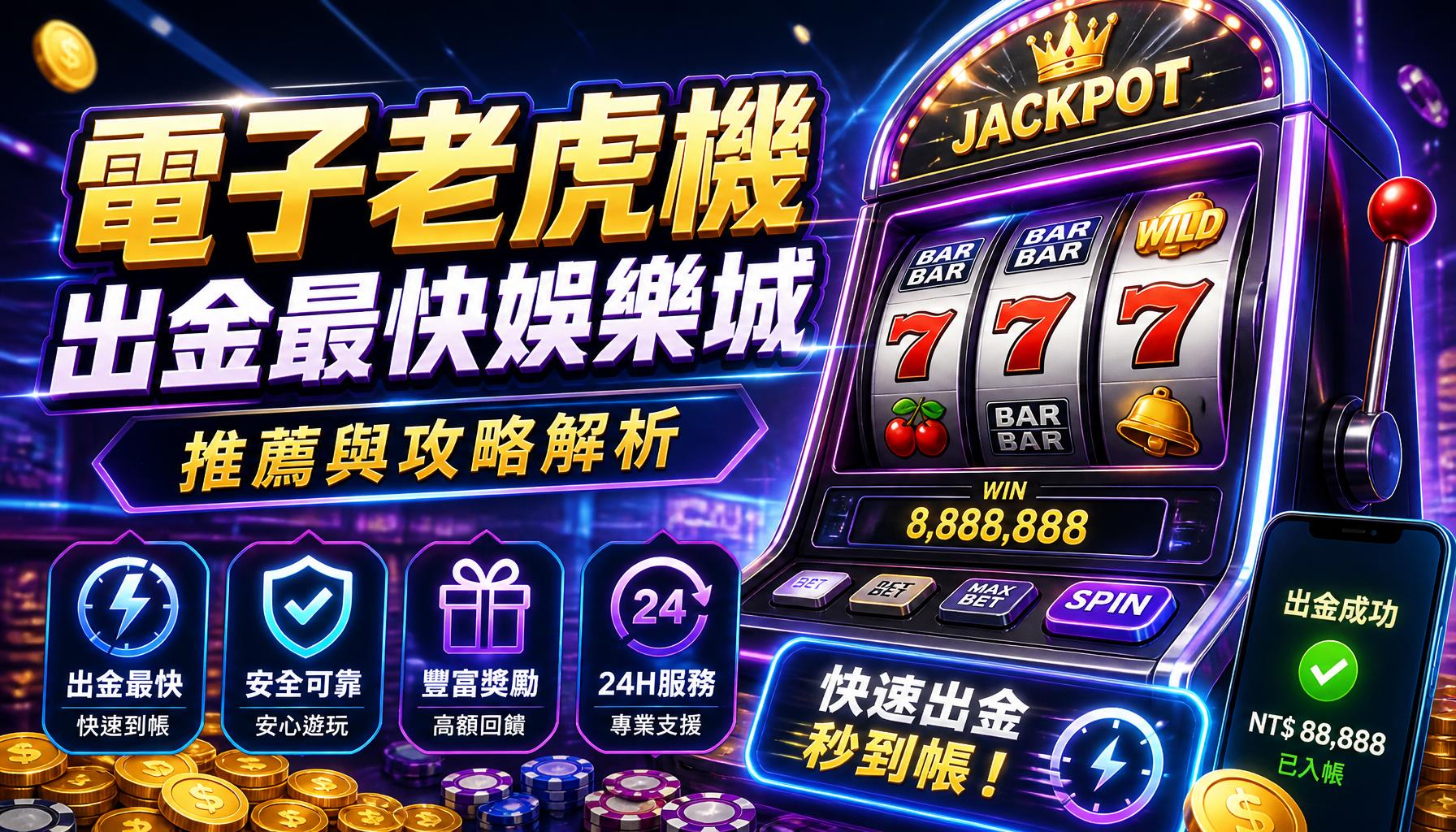 電子老虎機出金最快娛樂城推薦與攻略解析