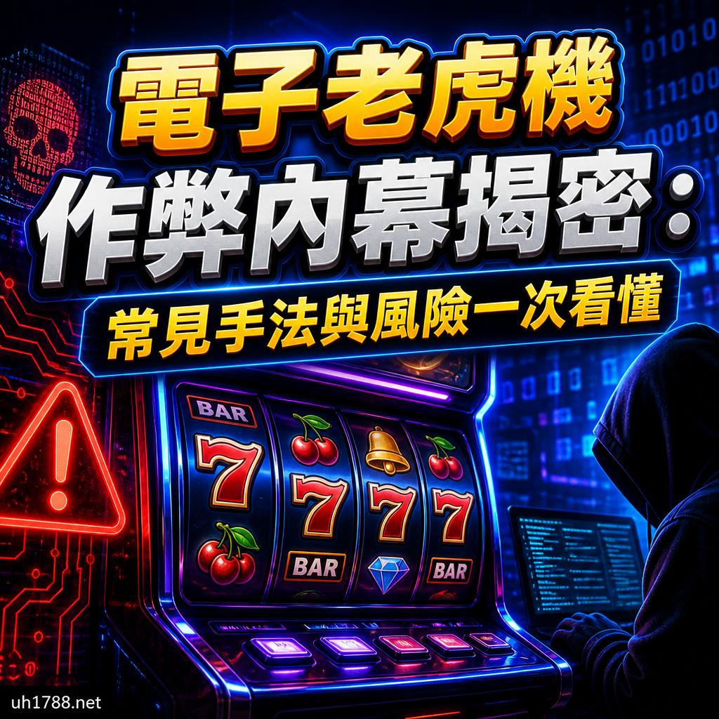 電子老虎機作弊內幕揭密:常見手法與風險一次看懂示意圖