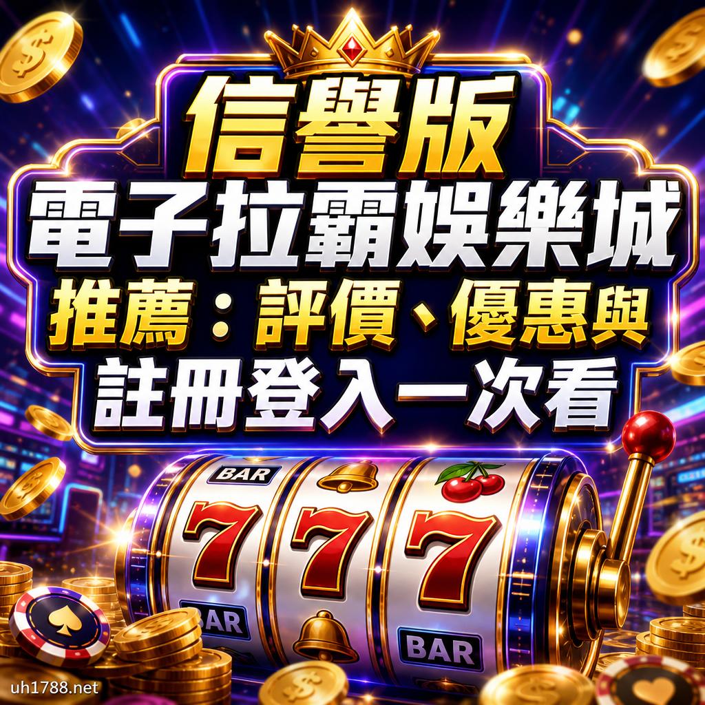 信譽版電子拉霸娛樂城推薦：評價、優惠與註冊登入一次看示意圖