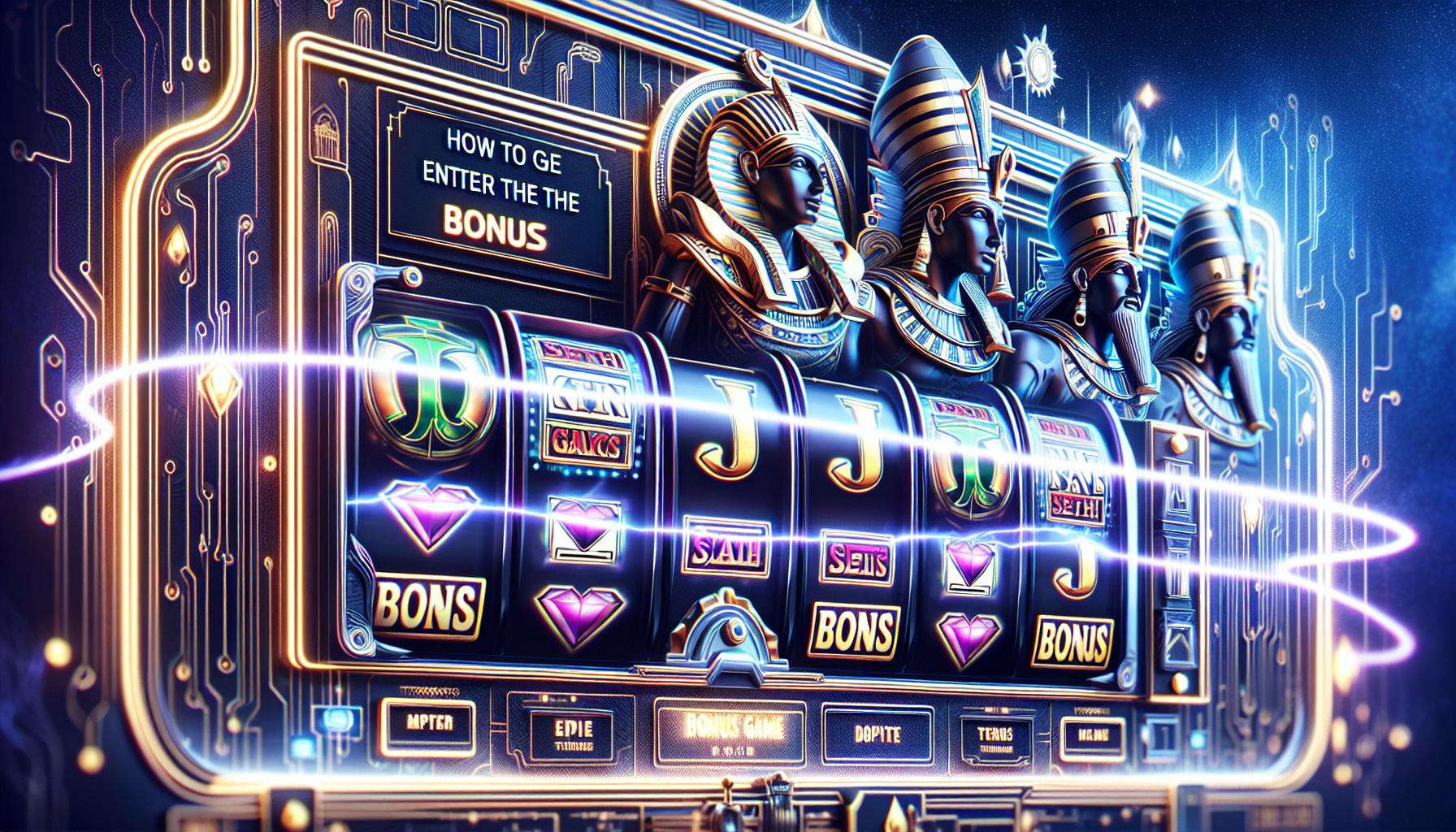 戰神賽特老虎機技巧:如何進入免費遊戲(Bonus Game)?中
